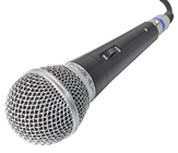 Vocal Microphone Dynamic , Metal Body With Switch - Supplied With Cable